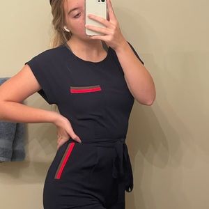 navy blue jumper/romper